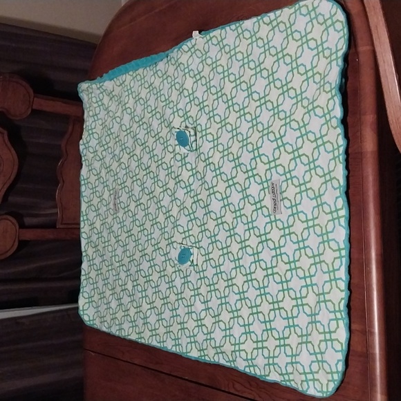 Carseat Canopy "Hayden" print Minky Dot - Picture 2 of 9